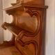 Elegant French Wall Shelf Saint-Hubert – Carved Walnut, Late 11th Century