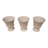 3 tasses brulots en porcelaine 19ème