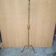 Brutalist gilded wrought iron floor lamp base 1970