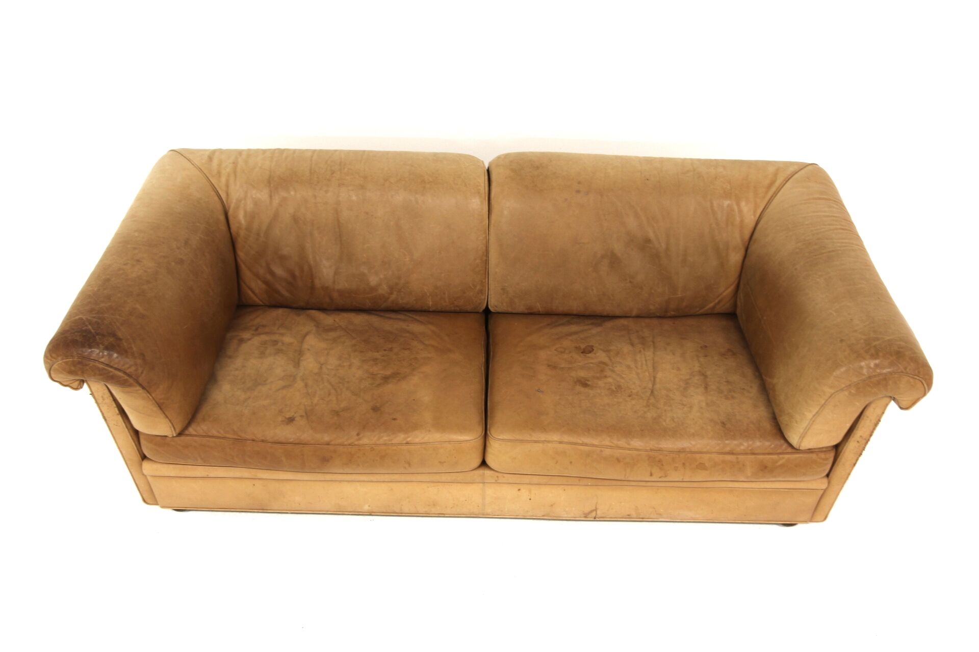 Scandinavian leather sofa "Reton", DUX, Sweden, 1960