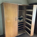 Armoire vintage années 50 en acajou – style scandinave