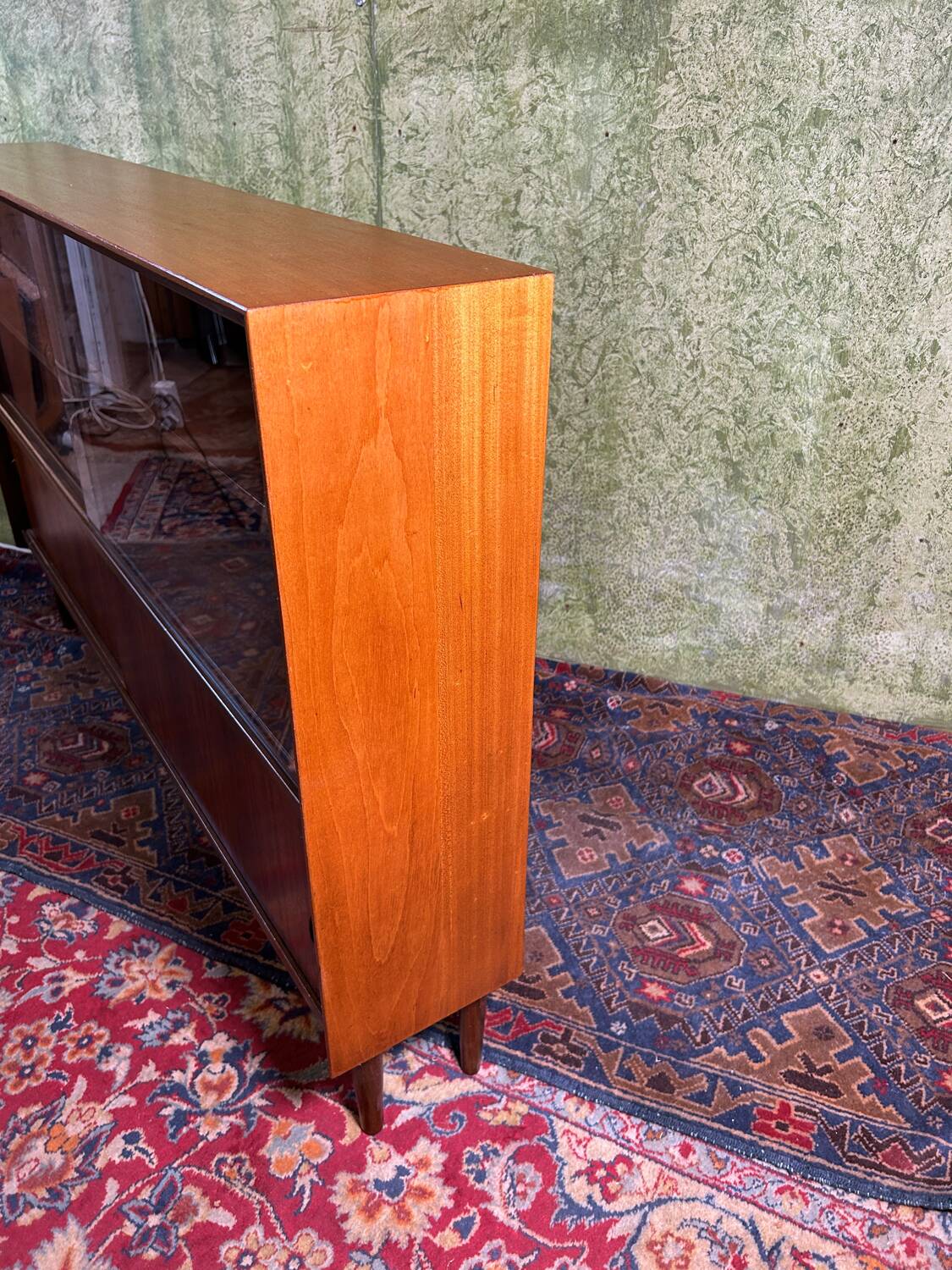 Mid century retro vintage teak bookcase 1960