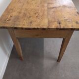 Rustic farmhouse table with drawers