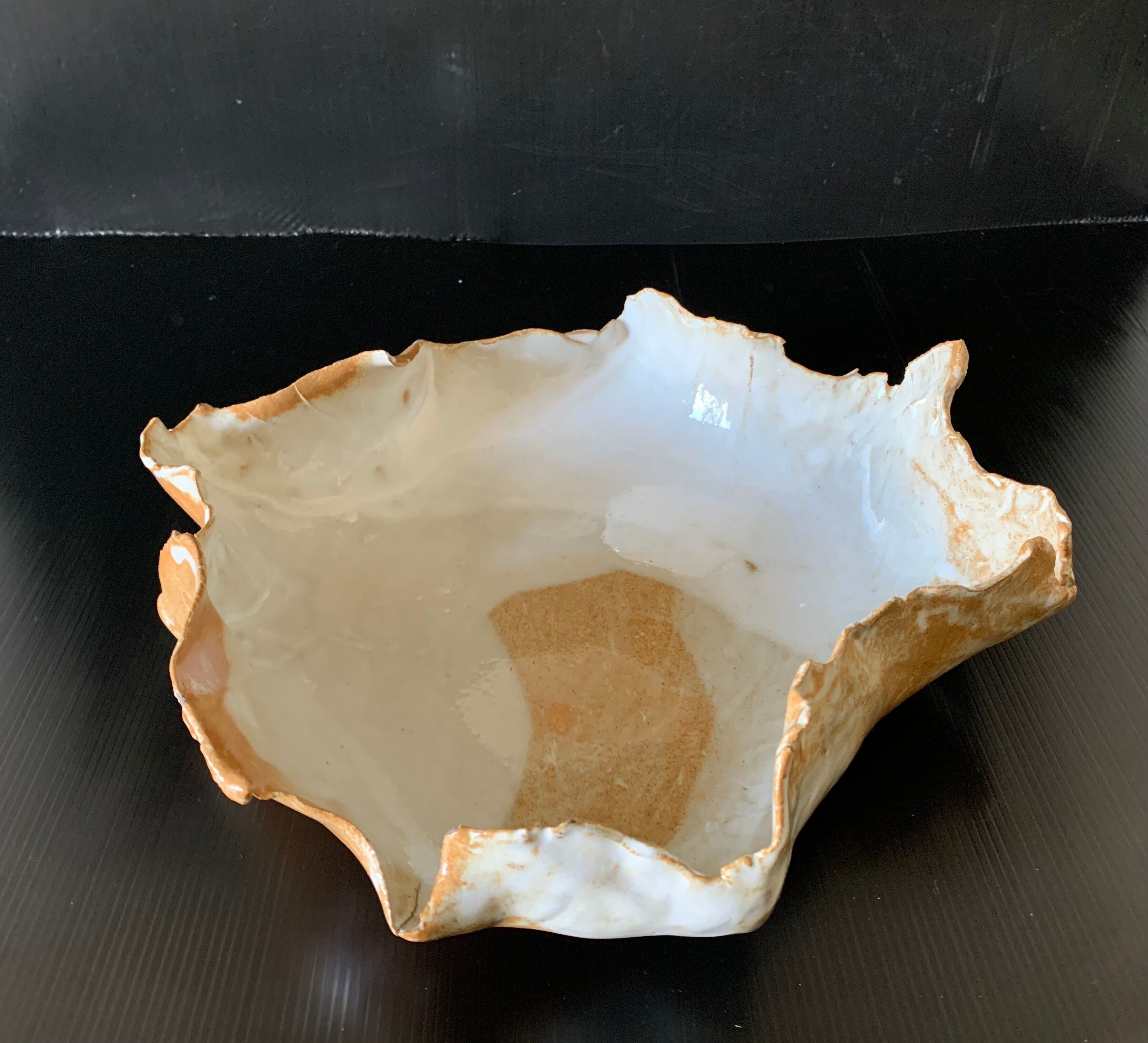 Large ceramic dish sign