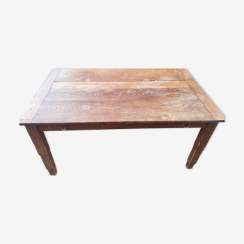 Old wooden table - (farm? Drapery?)