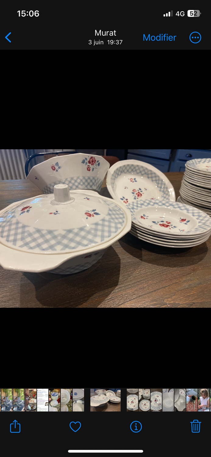 Service de table Digoin Bastia