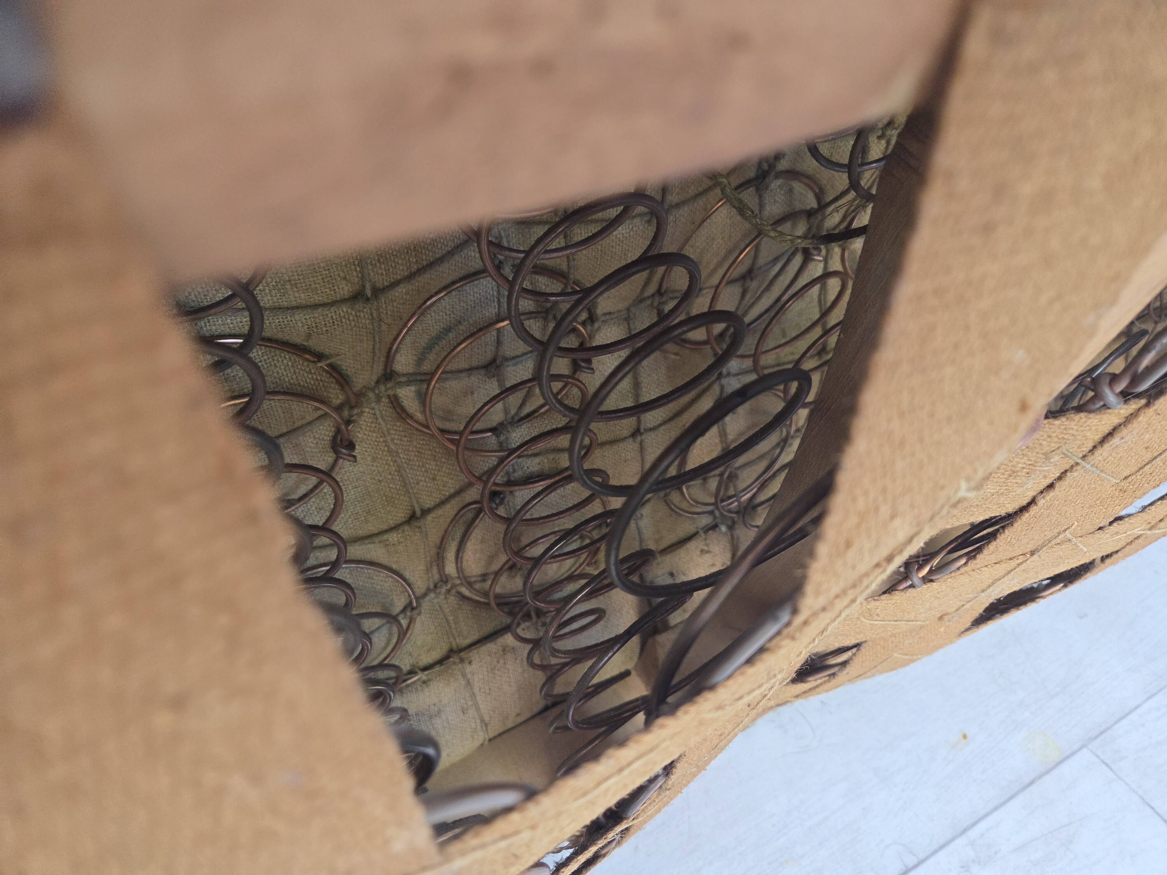 1960s, Danish 3-seater curved sofa, furniture velour, beech wood legs.