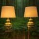 Paire de lampes italiennes, vintage