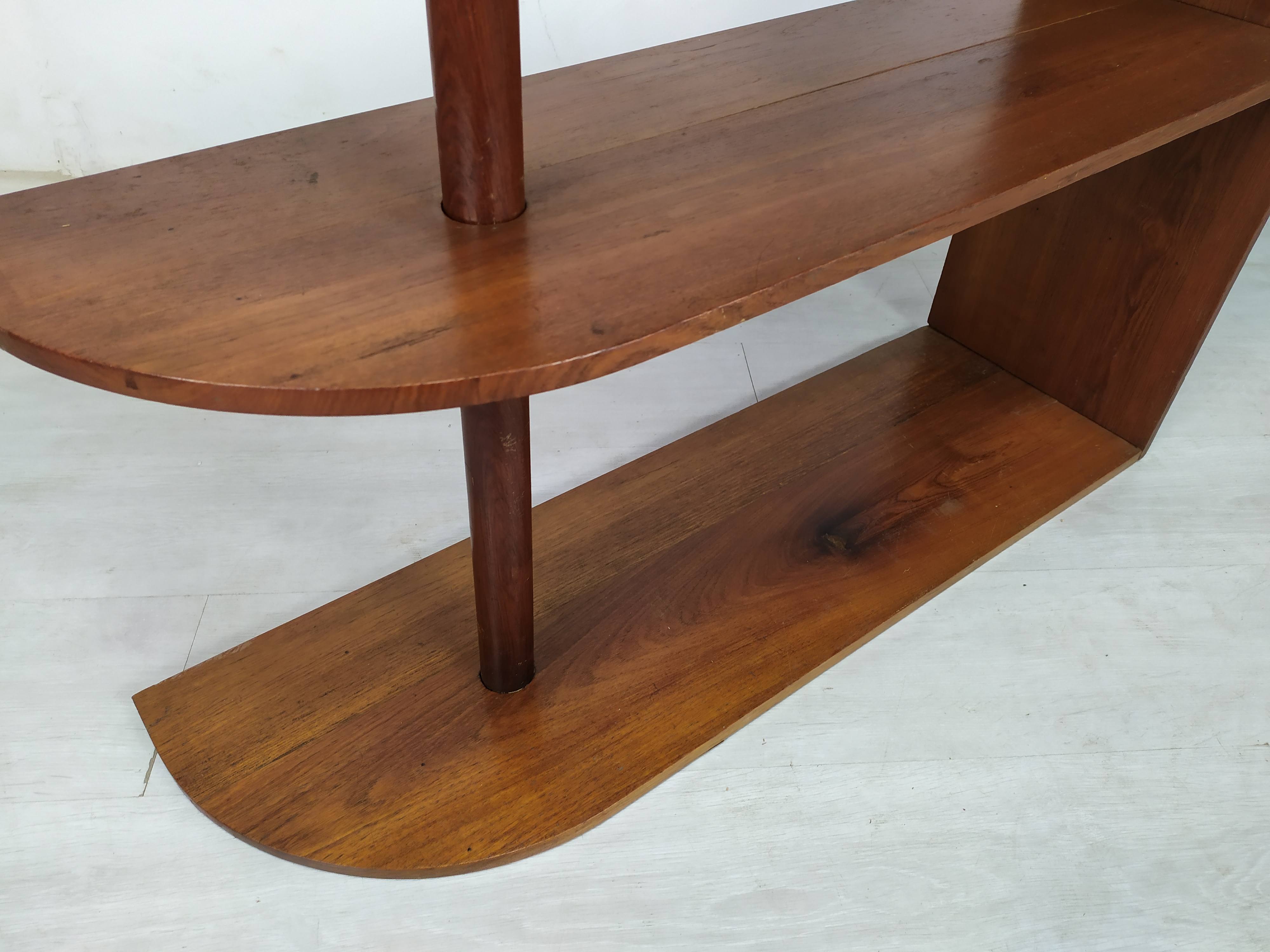 Oak shelf art deco style