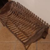 Wrought iron log holder