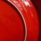 Set of 10 plates 1970 in red stoneware design Hertha Bengtson Thomas Rosenthal Scandinavian