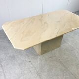 Vintage marble dining table, 1970s