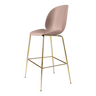 Beetle Stool Soft Pink / Semi Matte Brass - Gubi