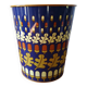 Waste paper basket Metal decor Hazelnut