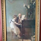 Tableau la leçon de piano