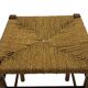 Vintage Wooden Stool With Rope Seat 60s Minimalist