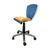 Marais International plexiglass wheeled office chair