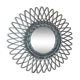 Mirror rattan 35x35cm