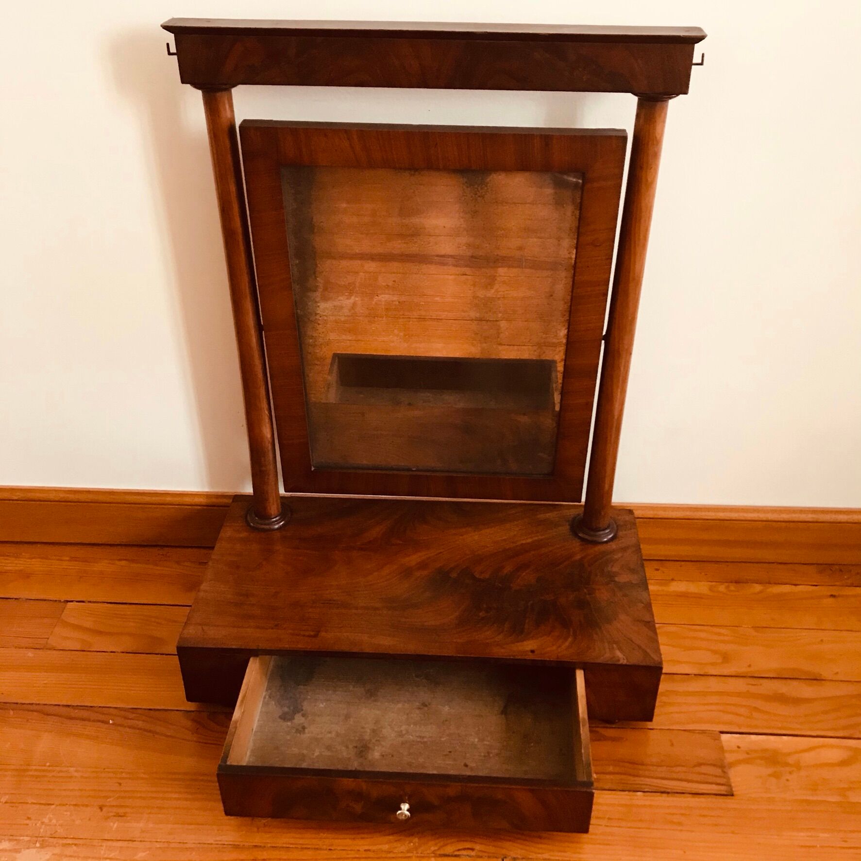 Grand barbière empire - mercury mirror 78x59cm