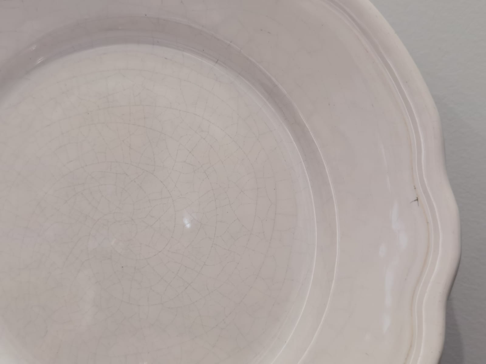 Flat plates 24.5cm Sarreguemines France