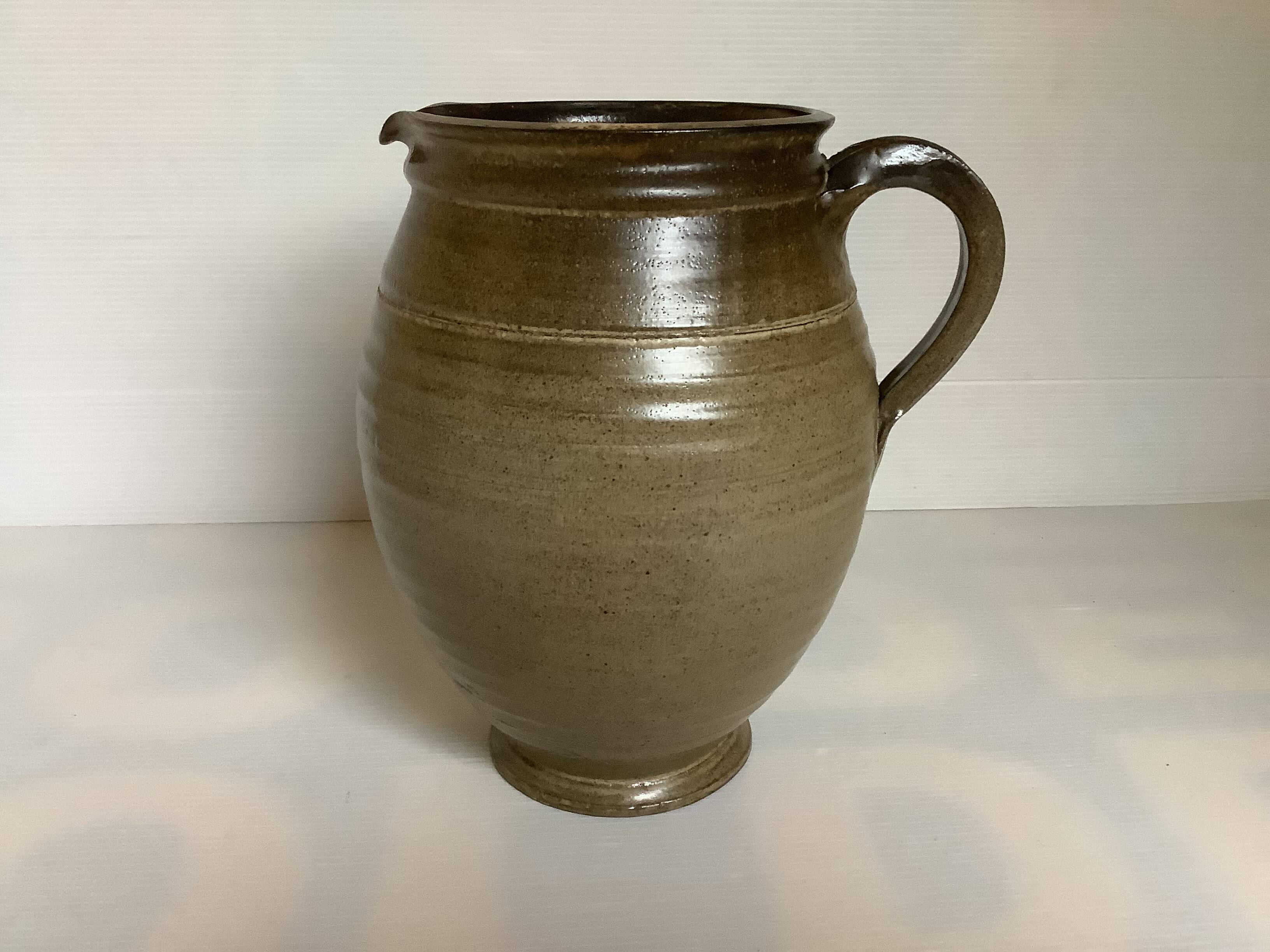 Paul van gompel ceramic pitcher vase