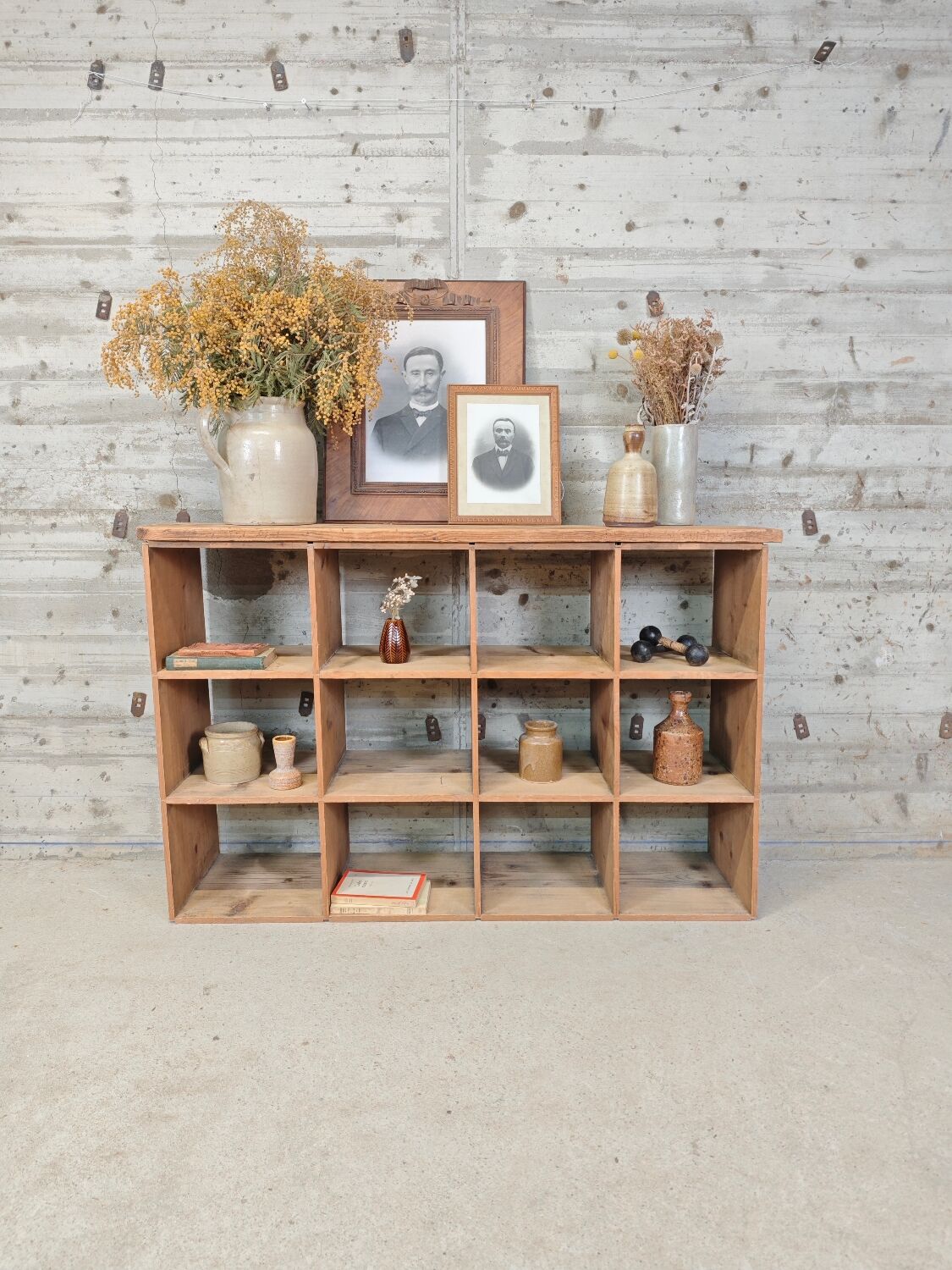 Raw wooden workshop furniture