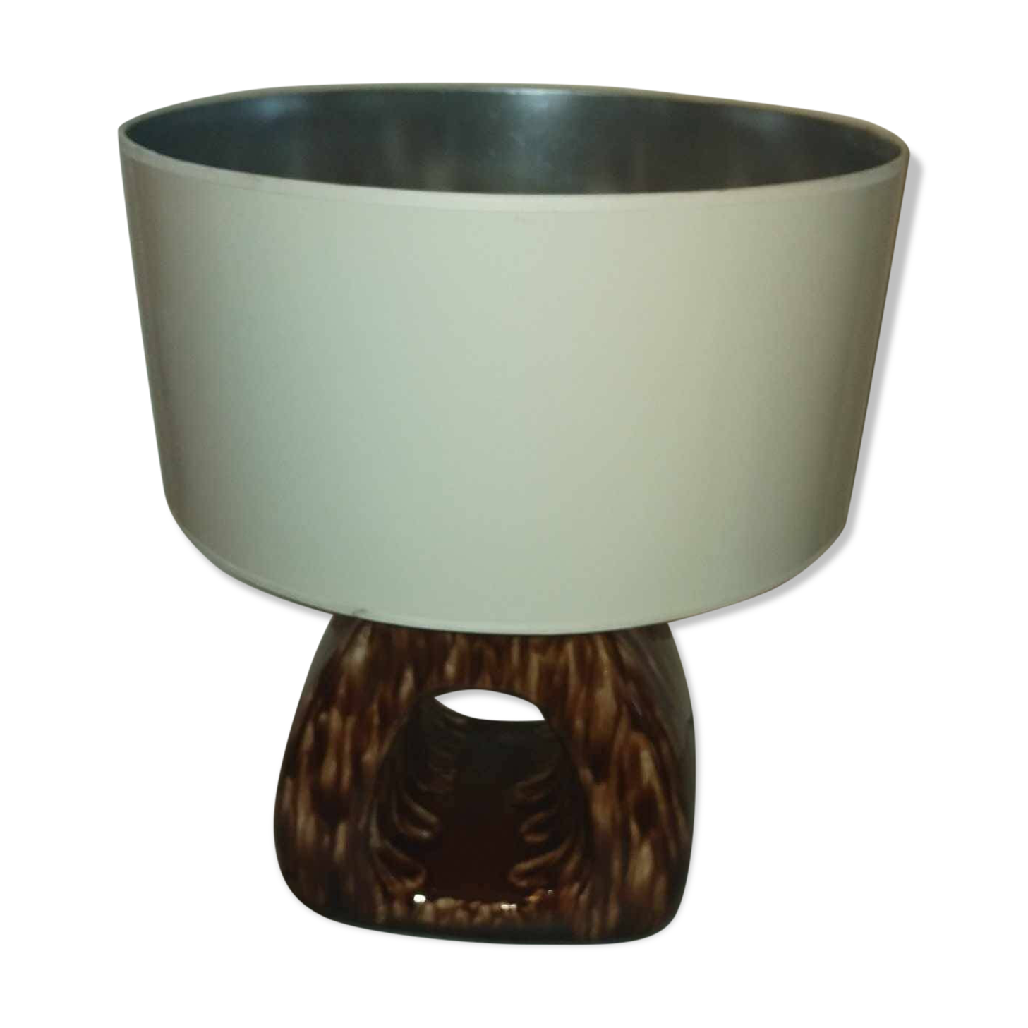 Large earthenware lamp from the 70s