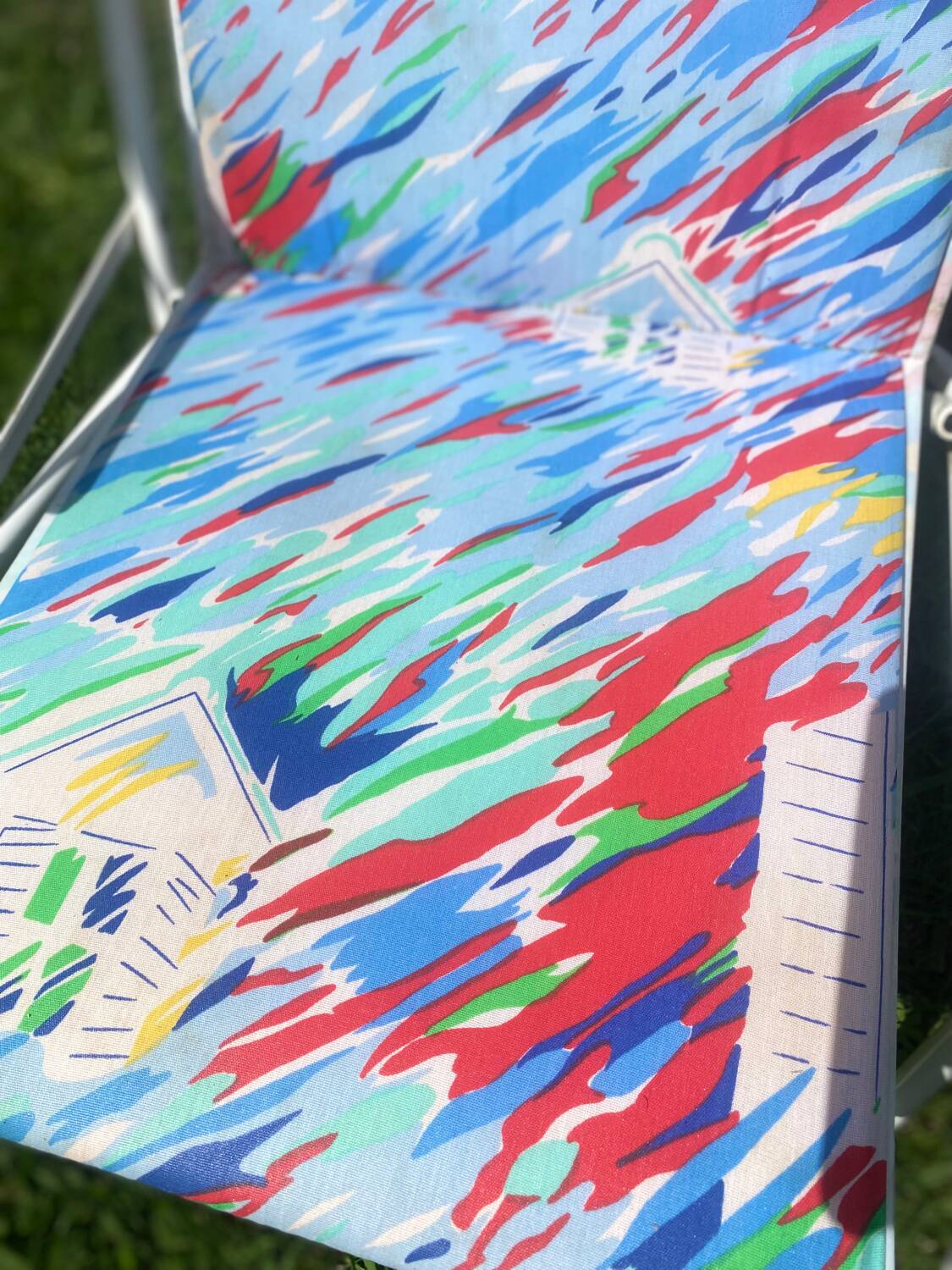 Vintage garden armchair