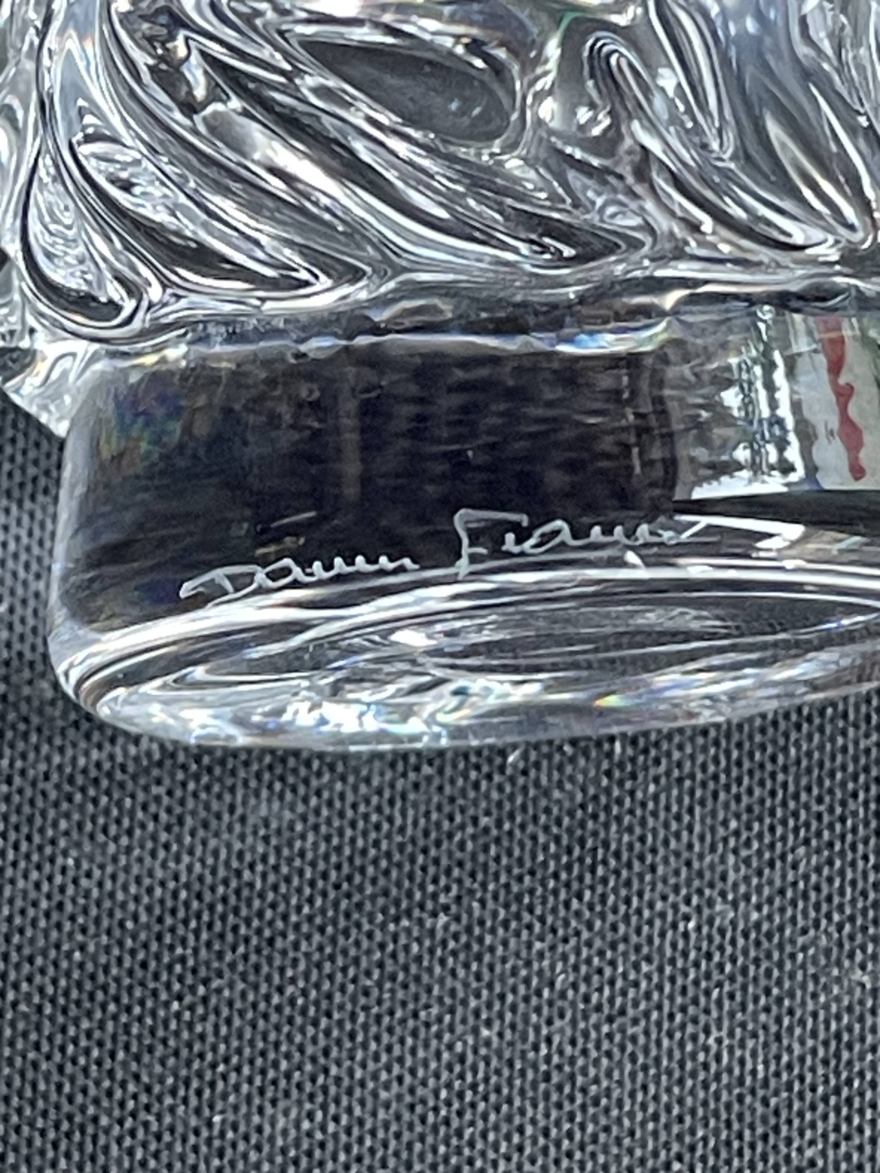 6 Daum Sorcy signed wine glasses