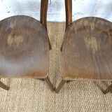 4 vintage bistro chairs