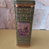 Antique metal box Chicory Leroux