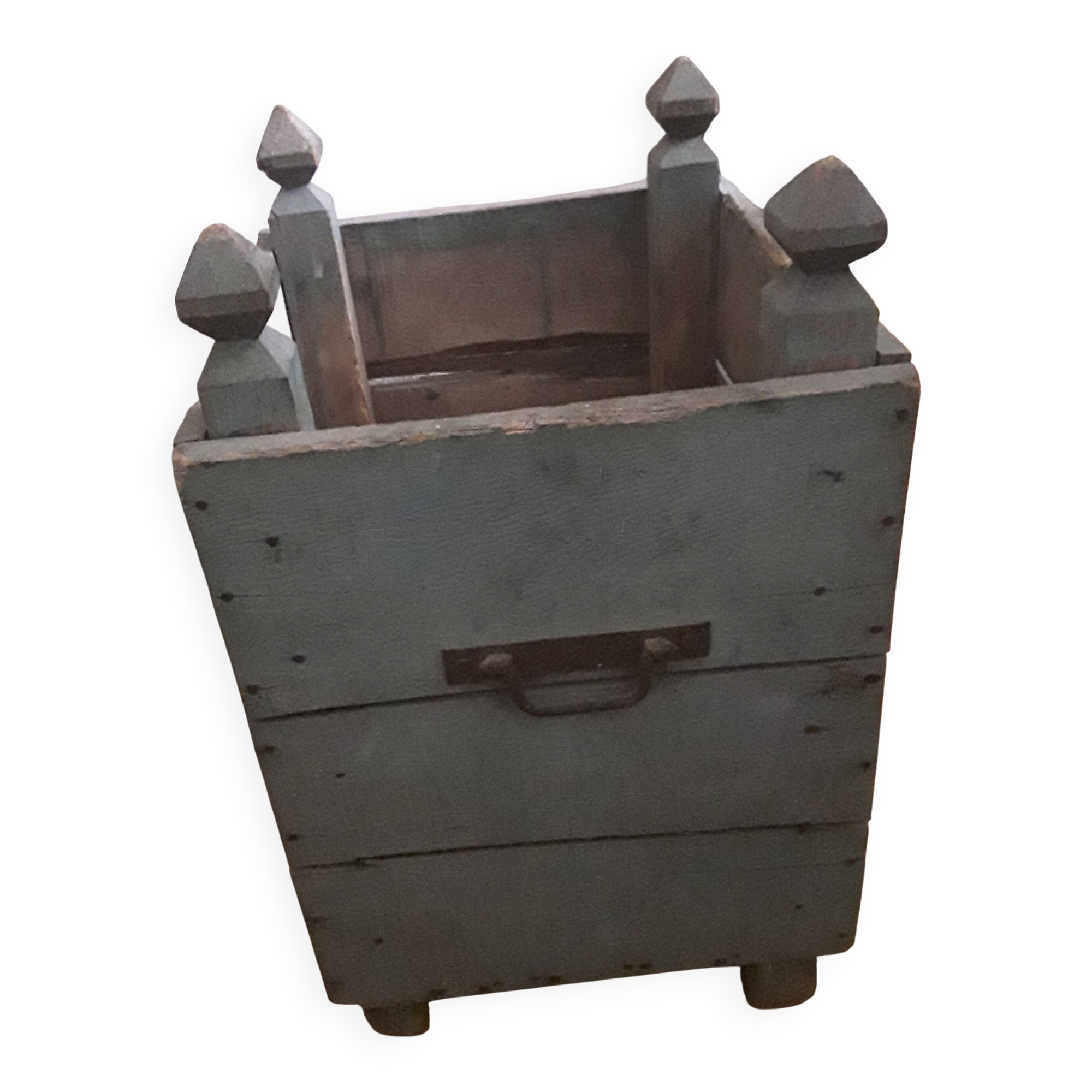 caisse d oranger 19ème bois avec poignées