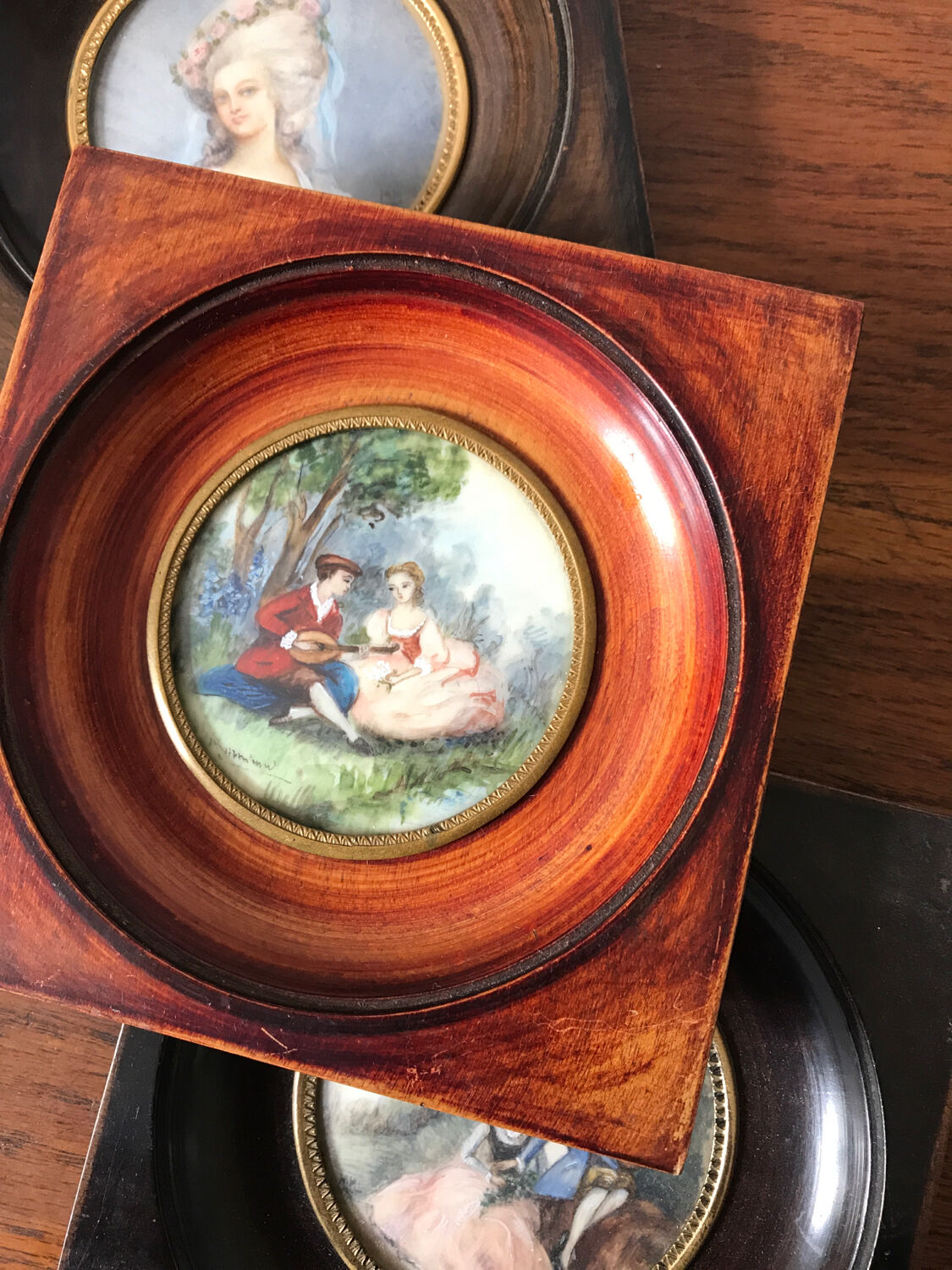 Miniature gallant scene