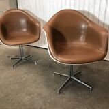 Pair of armchairs La Fonda design Charles Eames