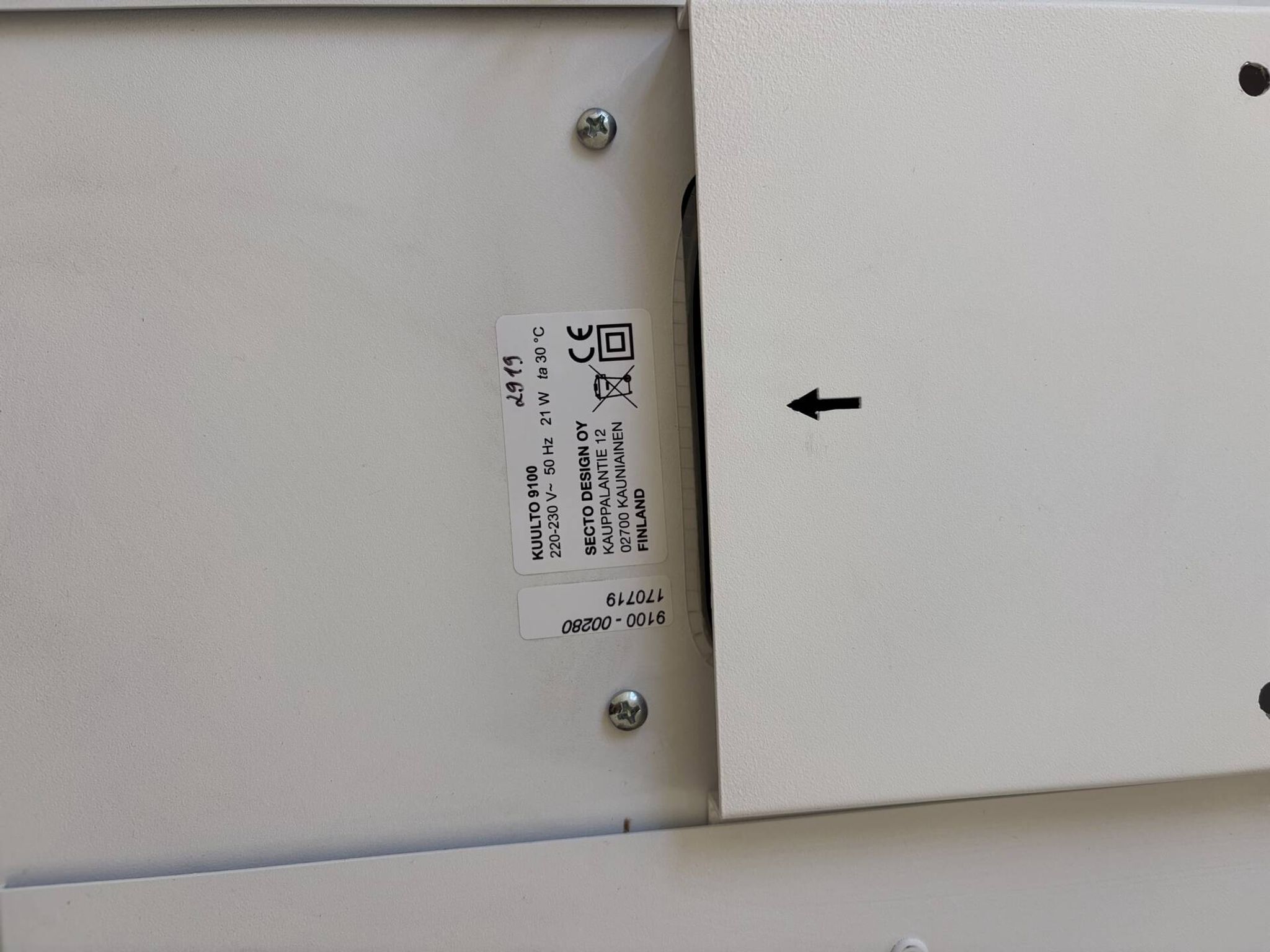 Kuulto ceiling light nordic design (finland) 50x50