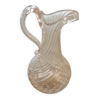 Twisted Glass Carafe