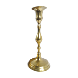 Golden brass candlestick