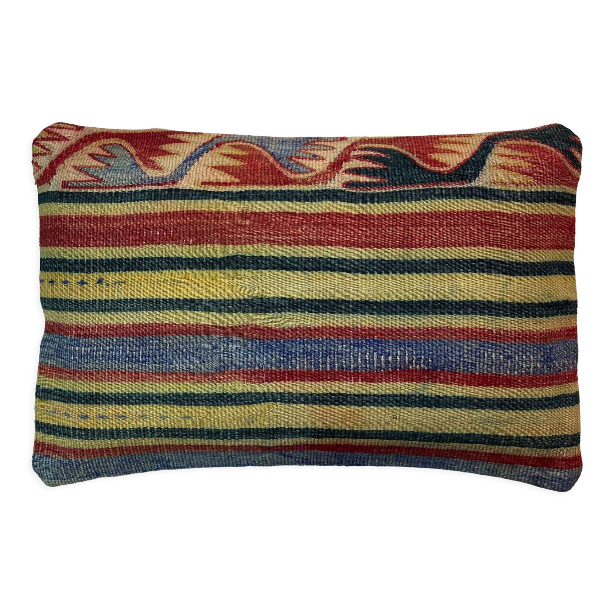Vintage turkish handmade cushion cover , 30 x 50 cm
