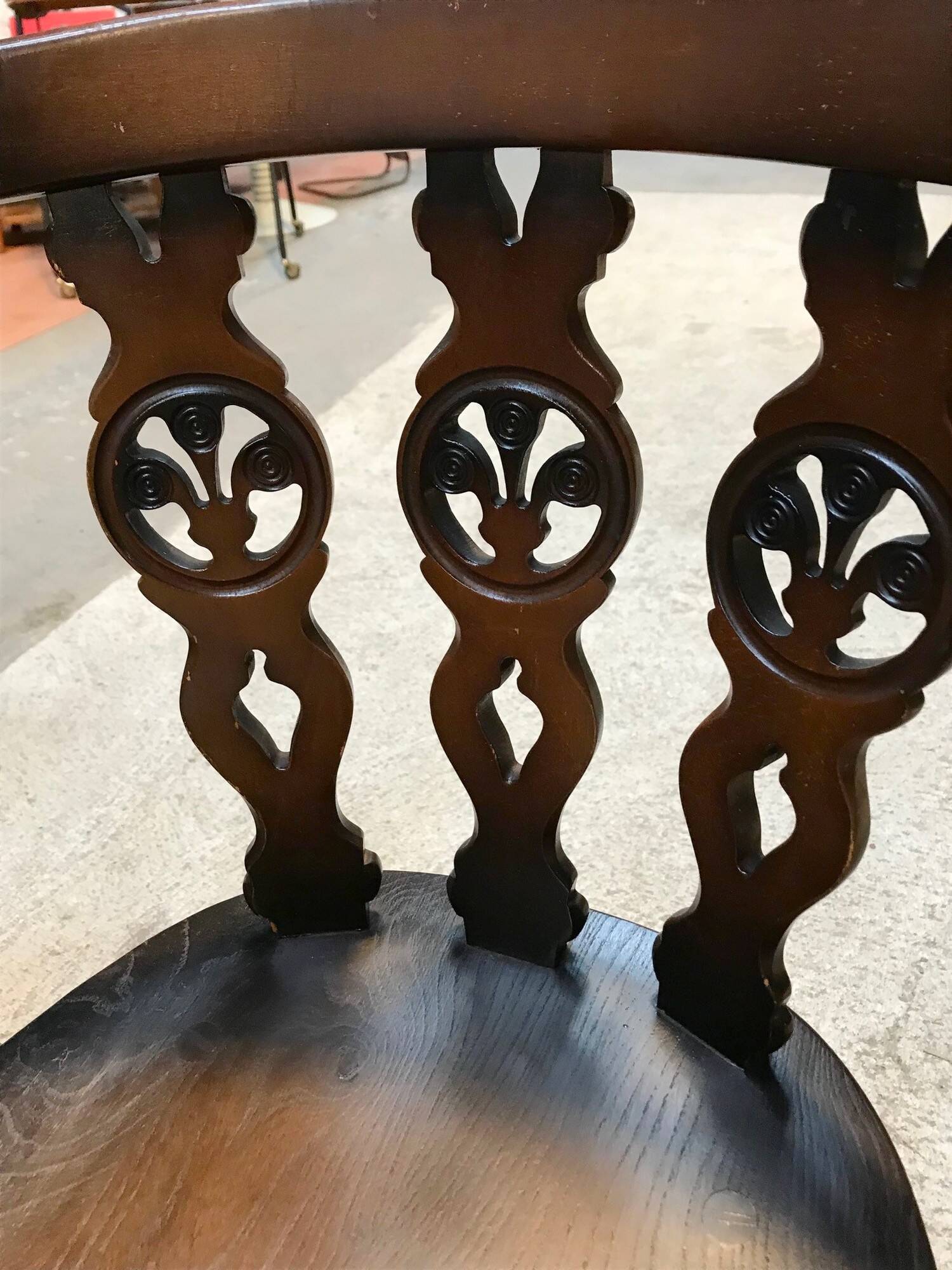 6 chaises Ercol, années 60