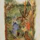 2 panneaux peinture romantique