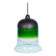 Minimalist glass pendant light Peil & Putzler from the space age