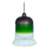 Minimalist glass pendant light Peil & Putzler from the space age