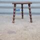 Solid wood tripod stool