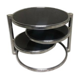 Coffee table, 3 mobile trays