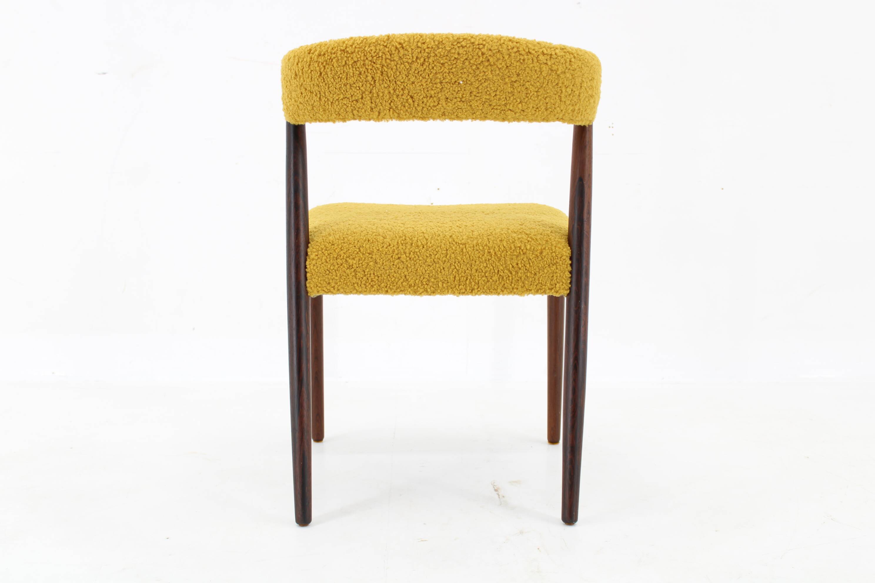 1960s Danish Teak Desk Chair, Restored