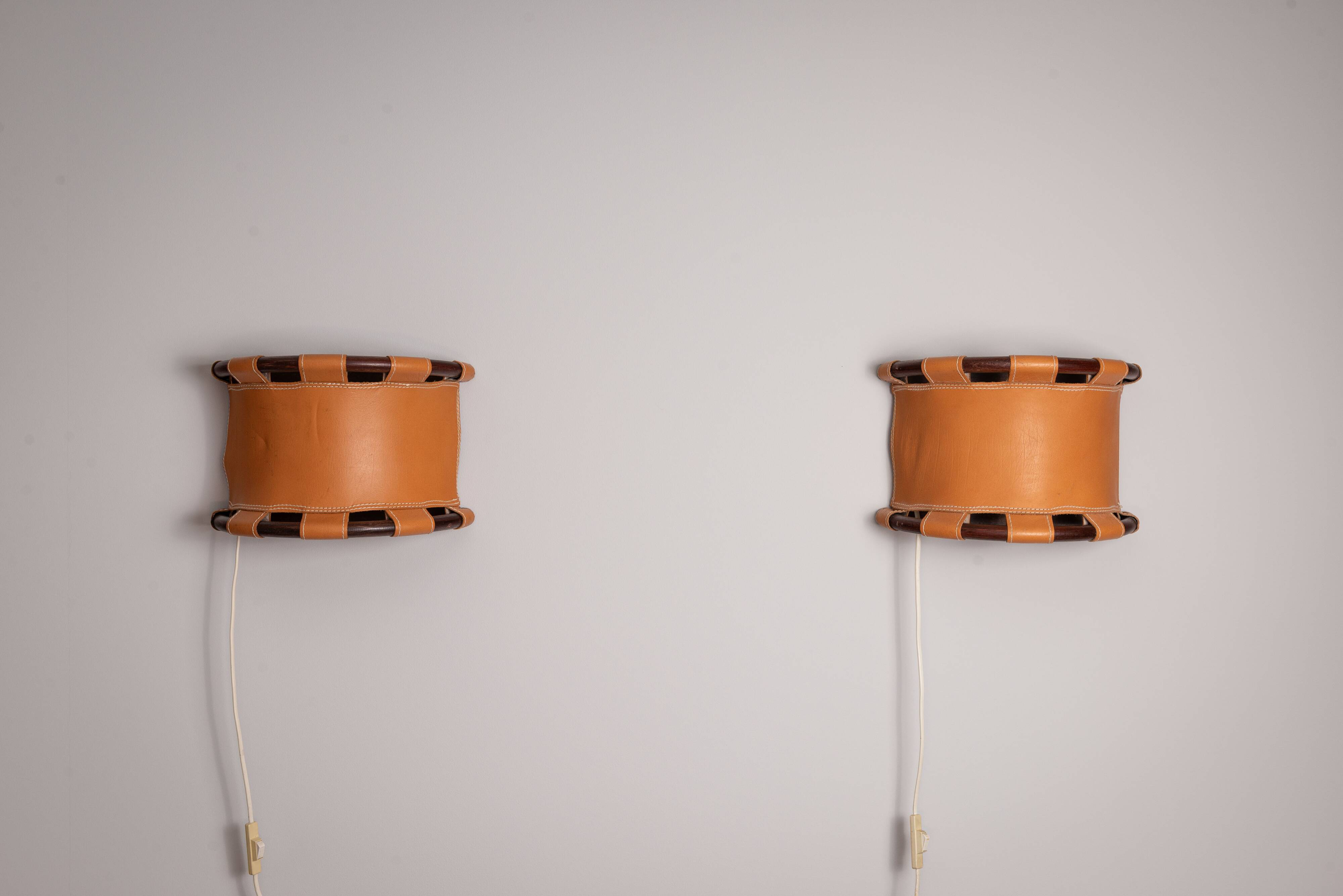 Anna Ehrner pair of wall lamps for Ateljé Lyktan