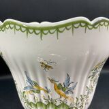 Moustiers earthenware flowerpot