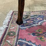 18th century English rustic console in chestnut and cherry