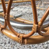 1-seat rattan basket bed