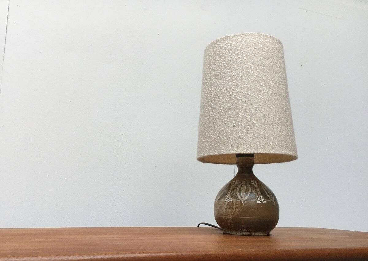 Mid-century German ceramic table lamp by Thoms Keramik.